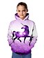 cheap Girls&#039; Hoodies &amp; Sweatshirts-Girls&#039; 3D Graphic Animal Unicorn Hoodie &amp; Sweatshirt Long Sleeve 3D Print Active Polyester Spandex Kids Baby