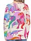 cheap Girls&#039; Tees &amp; Blouses-Adorable Dinosaur 3D Print Girls&#039; Long Sleeve T Shirt