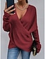 cheap Sweaters &amp; Cardigans-Women&#039;s Stylish Criss Cross Knitted Pullover Sweater