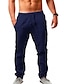 cheap Pants-Stylish Men&#039;s Linen Beach Pants with Pockets