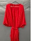 billige Women&#039;s Coats &amp; Jackets-Dame Normal Badetøj Opdækning Strandtop badedragt Blondér Flettet UV Beskyttelse Ren farve V-strop Ferie Moderne Badedragter