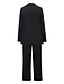 cheap Two Piece Sets-Women&#039;s Basic Solid Color Wear to work Office Two Piece Set Wide leg pants Bell bottoms Blazer Office Suit Pants Sets Tops