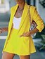 cheap Two Piece Sets-Women&#039;s Solid Color Office Blazer &amp; Shorts Sets