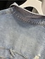 cheap Plus Size Outerwear-Women&#039;s Plus Size Jacket Pocket Plain Sports Vacation Turndown Long Sleeve Spring Summer Regular Blue L XL XXL 3XL