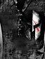 billige Men&#039;s Socks-Herre Henley-skjorte T-shirt Grafisk Maske 3D-udskrivning Henley Plusstørrelser Gade Afslappet Langærmet Knap ned Trykt mønster Toppe Basale Afslappet Klassisk Stor og høj Sort / Grå Rød
