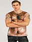 billige T-shirts og tanktops til mænd-Herre T-shirt T-Shirts Hary Belly Grafisk Orangutang Rund hals Kamel 3D-udskrivning Plusstørrelser Daglig Ferierejse Kortærmet 3D Mode Tøj Sjov
