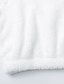 preiswerte Nachtwäsche-Damen 3 Stück Schlafanzug Pjs Sets Einfach Plüsch Komfort Einfarbig Vlies Heim Ausgehen V-Wire Ausschnitt Bustier Ärmellos Kurze Hosen Herbst Winter Cremig-weiß Schwarz