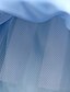 cheap Girls&#039; Dresses-Kids Little Girls&#039; Dress Solid Colored Party Holiday Tulle Dress Blue Blushing Pink Fuchsia Knee-length Cotton Sleeveless Cute Sweet Dresses Summer Regular Fit / Asymmetrical