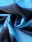 preiswerte Tankini-Damen Tankini 2 Stück Badeanzug Bauchkontrolle Ringer-Rücken-Kleid Hohe Taillenlinie Einfarbig Blau Marineblau Übergrössen Bademode Badeanzüge neu / Schlank / Gepolsterte BHs / Strand