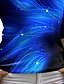 abordables T-shirts-Femme T shirt Tee Rose Claire Bleu Vert Graphic Floral Imprimer manche longue Casual du quotidien Fin de semaine Rétro Vintage basique Col V Standard Fleur Abstrait Peinture Automne hiver