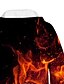 billige Hættetrøjer og sweatshirts til drenge-Børn Drenge Hattetrøje Langærmet 3D-udskrivning 3D Print Rød Børn Toppe Efterår Vinter Aktiv Basale Daglig Indendørs udendørs 2-12 år