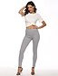 cheap Leggings-Women&#039;s Dress Pants Normal Polyester Solid Color Black Wine Fashion High Waist Full Length Office Daily Spring, Fall, Winter, Summer