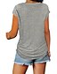 cheap Shoes &amp; Accessories-women‘s clothing  summer ‘s  chest zipper pleated casual short-sleeved t-shirt women‘s top