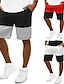abordables Vêtements Homme-Homme Joggings Basique Moyen Printemps été Bleu Blanche Noir Noir et rouge