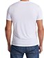 cheap Men&#039;s Clothing-Men&#039;s T shirt T-shirt Sleeve Basic V Neck Medium Spring &amp; Summer Green White Black Gray