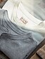 baratos Men&#039;s Socks-Homens Camisa Henley Camiseta Côr Sólida Henley Rua Casual Manga Longa Botão para baixo Blusas Básico Casual Clássico Grande e Alto Branco Cinzento