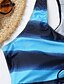 cheap Tankini-Women&#039;s Tankini 2 Piece Swimsuit Tummy Control Racerback High Waist Color Block Blue Navy Blue Plus Size Swimwear Bathing Suits New / Slim / Padded Bras / Beach