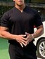 cheap Short Sleeve-Men's Casual V Neck Plain Sports T shirt