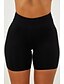 cheap Shorts-Women&#039;s Shorts Normal Milk Fiber Solid Color Black White Workout Mid Waist Short Daily Weekend Spring &amp; Summer