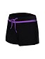 cheap Pants-Women&#039;s Casual Casual / Sporty Elastic Drawstring Design Shorts Short Pants Micro-elastic Leisure Sports Weekend Plain Stripe Mid Waist Comfort Sports Green Blue Black Gray Purple S M L XL XXL