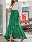 cheap Skirts-Women&#039;s Mermaid Christmas Skirts Wine Black Green Skirts Ruffle Asymmetric Hem Vintage Elegant Office Party Street S M L