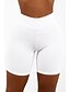 cheap Shorts-Women&#039;s Shorts Normal Milk Fiber Solid Color Black White Workout Mid Waist Short Daily Weekend Spring &amp; Summer