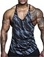 cheap Tank Tops-Men&#039;s T shirt Tee Tank Top Vest Top Undershirt Sleeveless Shirt Crew Neck Camouflage Training Fitness Print Sleeveless Clothing Apparel Sportswear Muscle Workout Athletic
