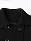 cheap Coats &amp; Trench Coats-Women&#039;s Winter Coat Long Overcoat with Belt Christmas Party Wear Warm Single Breasted Pea Coat Fall Trench Coat Dress Jacket Red Black Khaki Elegant Outerwear Casual Jacket