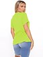 cheap T-Shirts-Women&#039;s Casual Going out T shirt Tee Short Sleeve Graphic Leaf Letter Round Neck Print Basic Tops 100% Cotton Green White Black S