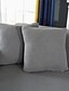 cheap Home Textiles-Stretch Sofa seat Cushion Cover Slipcover Elastic Couch Armchair Loveseat 4 or 3 Seater Grey Plain Solid Soft Durable Washable