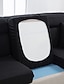 cheap Home Textiles-Stretch Sofa seat Cushion Cover Slipcover Elastic Couch Armchair Loveseat 4 or 3 Seater Grey Plain Solid Soft Durable Washable