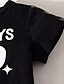 preiswerte Kleidersets für Jungen-Kinder Jungen T-Shirt &amp; Shorts Kleidungsset Kurzarm 2 Stück Schwarz Bedruckt camuflaje Buchstabe Innen Outdoor Baumwolle Standard Alltag Täglich 1-5 Jahre / Frühling / Sommer