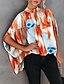 cheap Tops &amp; Blouses-Tie Dye Patchwork Women&#039;s Casual Shirt Blouse