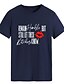 preiswerte Damenmode-Kurzarm-T-Shirt mit Rundhalsausschnitt und lockerem Lippendruck für Damen