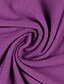 cheap Women&#039;s Pants-Women&#039;s Crop Purple White Black Simple Casual Classic Mid Waist Weekend Calf-Length Micro-elastic Plain Soft S M L XL XXL / Slim