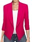 cheap Jackets-Women&#039;s Blazer Solid Colored Classic Elegant &amp; Luxurious Long Sleeve Coat Fall Spring Daily Short Jacket Blue