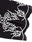 preiswerte Damenhosen-Damen Schnitt Polyester Glatt Schwarz Weiß Einfach Mittlere Taillenlinie Wadenlänge Wochenende Herbst Frühling Sommer