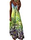 cheap All Sale-Women&#039;s Maxi long Dress Strap Dress Purple Light Green Light Blue Sleeveless Backless Cold Shoulder Print Floral Spaghetti Strap Spring Summer Casual 2022 S M L XL XXL 3XL