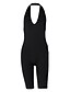 cheap Jumpsuits &amp; Rompers-Women&#039;s Romper Solid Color Backless Active U Neck Street Sport Sleeveless Regular Fit Blue White Black S M L Spring