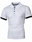 preiswerte Polos-Golfhemd Tennishemd Mehrfarbig Punkt Kragen Strasse Sport in der Natur Kurzarm Oberteile Casual Modisch Atmungsaktiv Komfortabel Marineblau Weinrot Weiß