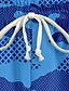 preiswerte Badebekleidung für Jungen-Kinder Jungen One Piece Strandshorts Badeanzug Bedruckt Bademode Geometrisch Blau Aktiv Schwimmen Badeanzüge 3-10 Jahre / Sommer