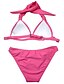cheap Bikini-Elegant 2 Piece Halter Bikini in Pure Colors