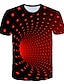 cheap Boys&#039; Tees &amp; Blouses-Boys&#039; 3D Graphic Optical Illusion Tee Polyester