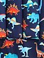cheap Boys&#039; Swimwear-Kids Boys One Piece Swimwear Swimsuit Print Swimwear Sleeveless Dinosaur Animal Navy Blue Active Outdoor Beach Bathing Suits 1-5 Years / Spring / Summer
