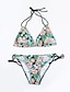 cheap Bikinis-Women&#039;s Backless Leopard Print Bikini