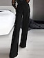 preiswerte Damen Jumpsuits-damen jumpsuit mesh pailletten einfarbig v-ausschnitt elegant party prom regular fit langarm schwarz s ml spring