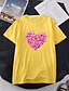 cheap Women&#039;s T-shirts-Plus Size Geometric Casual Shirts &amp; Tops