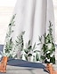 cheap Dresses-Women&#039;s Maxi long Dress A Line Dress Gray Sleeveless Pocket Print Print Round Neck Spring Summer Stylish Casual Vacation 2022 S M L XL XXL 3XL