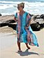 baratos Vestidos de praia-Mulheres Roupa de Banho Cobertura Vestido de praia Normal roupa de banho Superdimensionado Imprimir Ativo Festa Fatos de banho