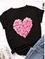 cheap Women&#039;s T-shirts-Plus Size Geometric Casual Shirts &amp; Tops
